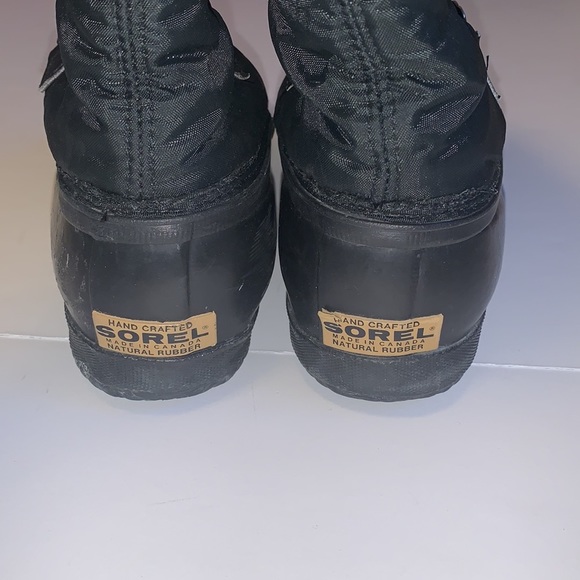 Sorel Vintage Black Winter Boots - Women’s Size 8 - Picture 4 of 6